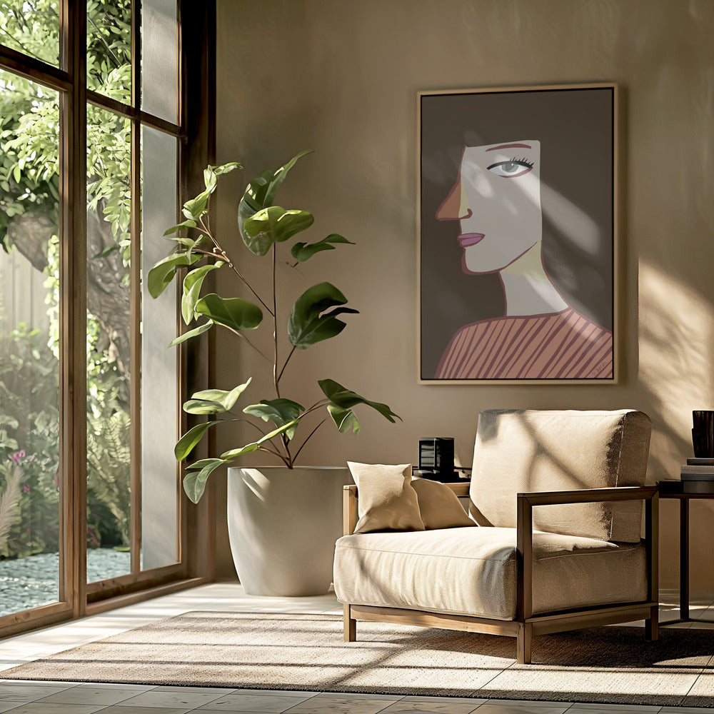 Woman profile | Poster