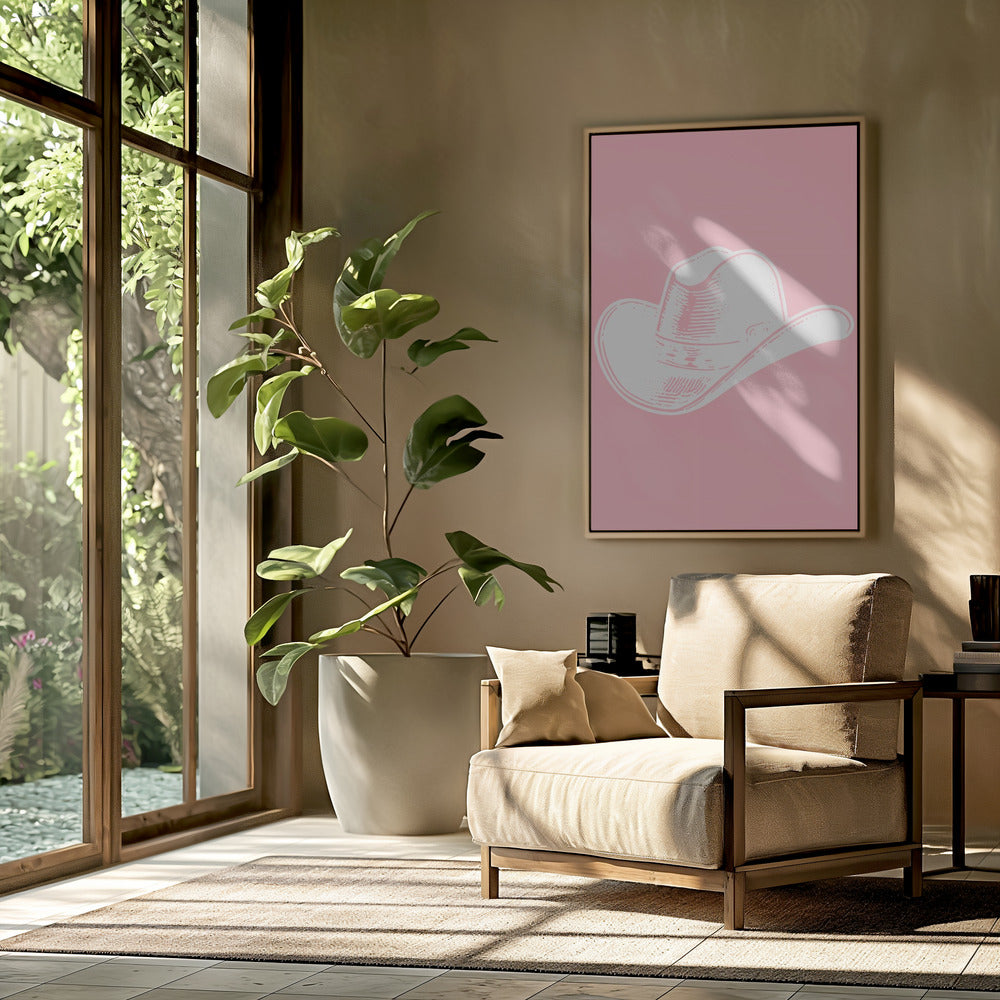 Pink Cowboy Hat | Poster