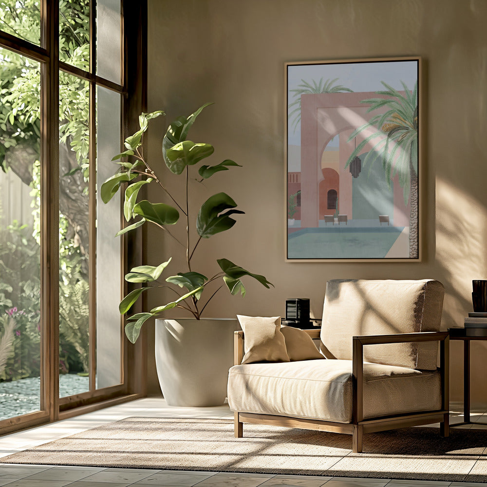 Moroccan Pool | Poster