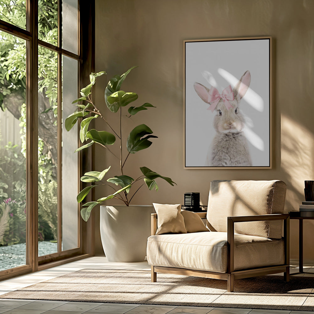 Bunny With a Bow | Poster