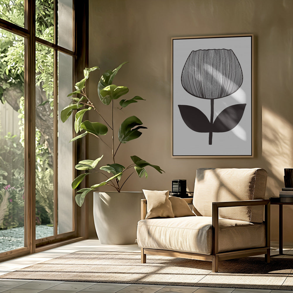 Monochrome Blossom | Poster