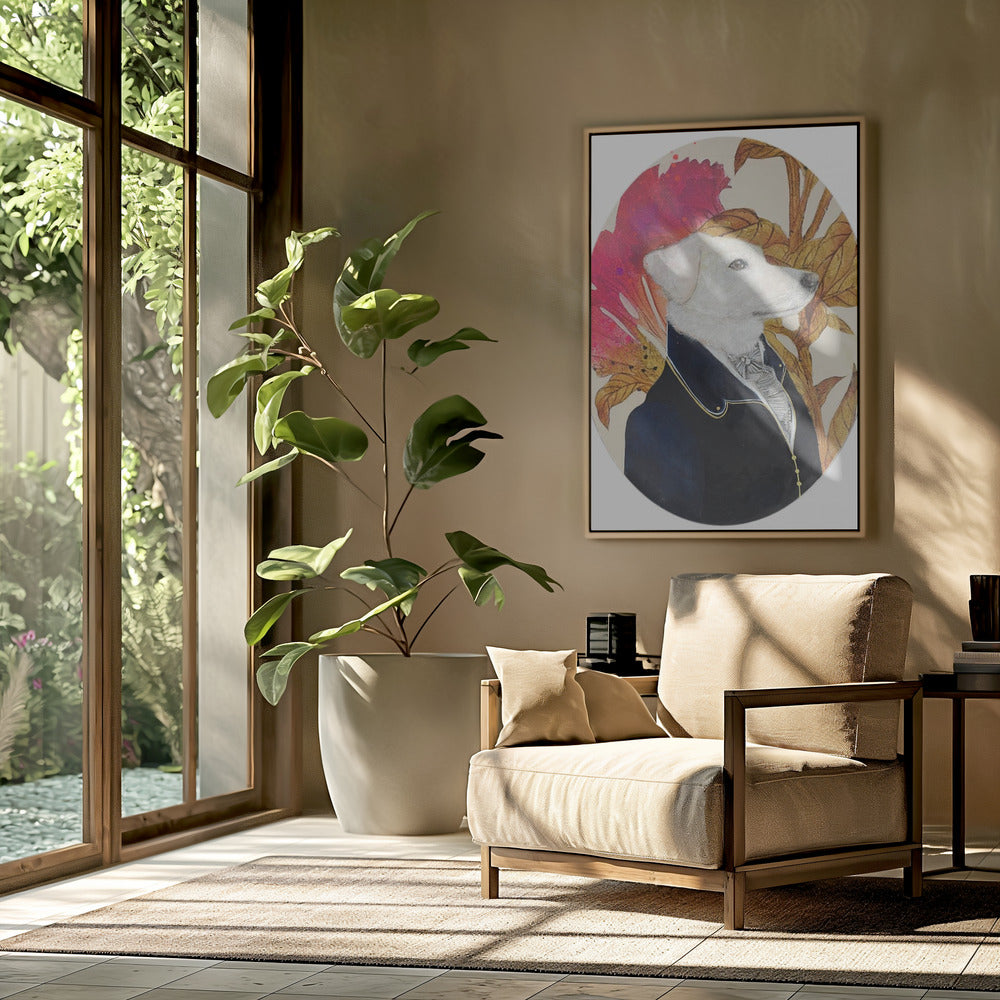 Regal Canine Portrait | Poster