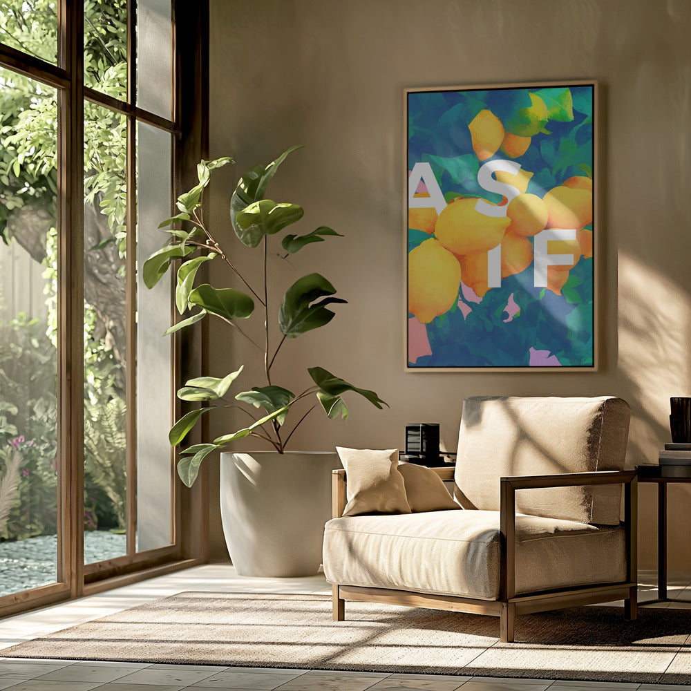 Bright Yellow Lemons | Poster