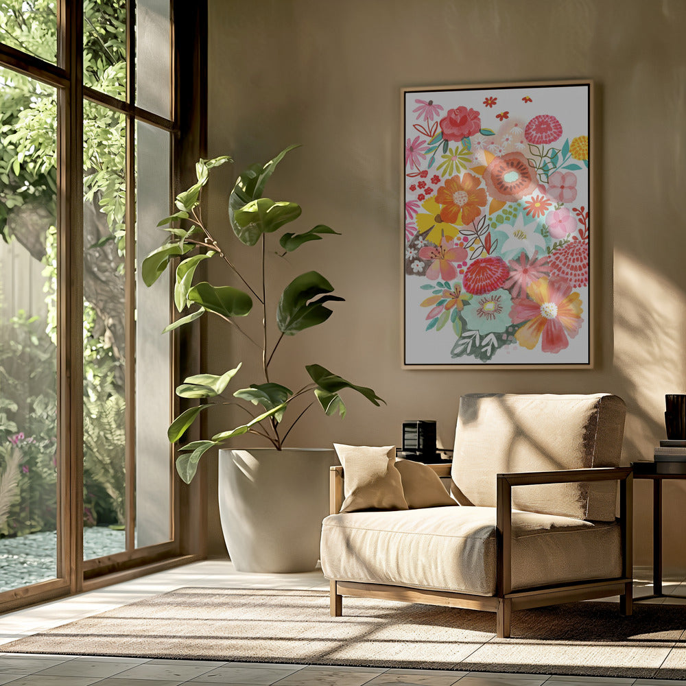 Summer Garden In Full Bloom | Poster