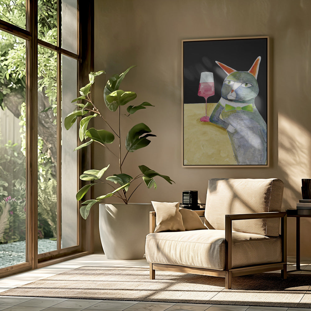 Cat at the Bar | Poster