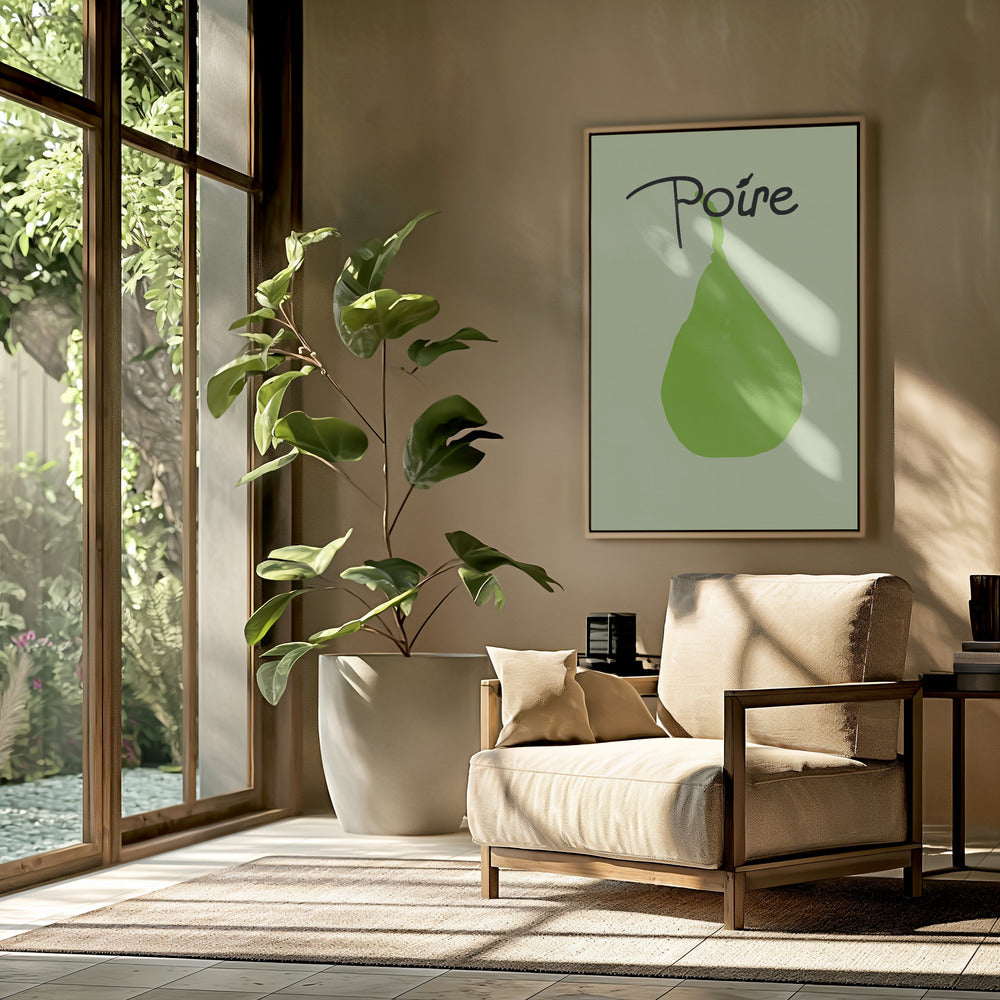 Green Pear Delight | Poster