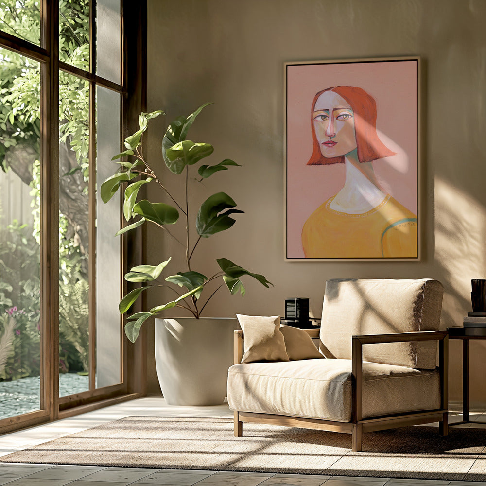 Red Head Lady with the Look | Poster
