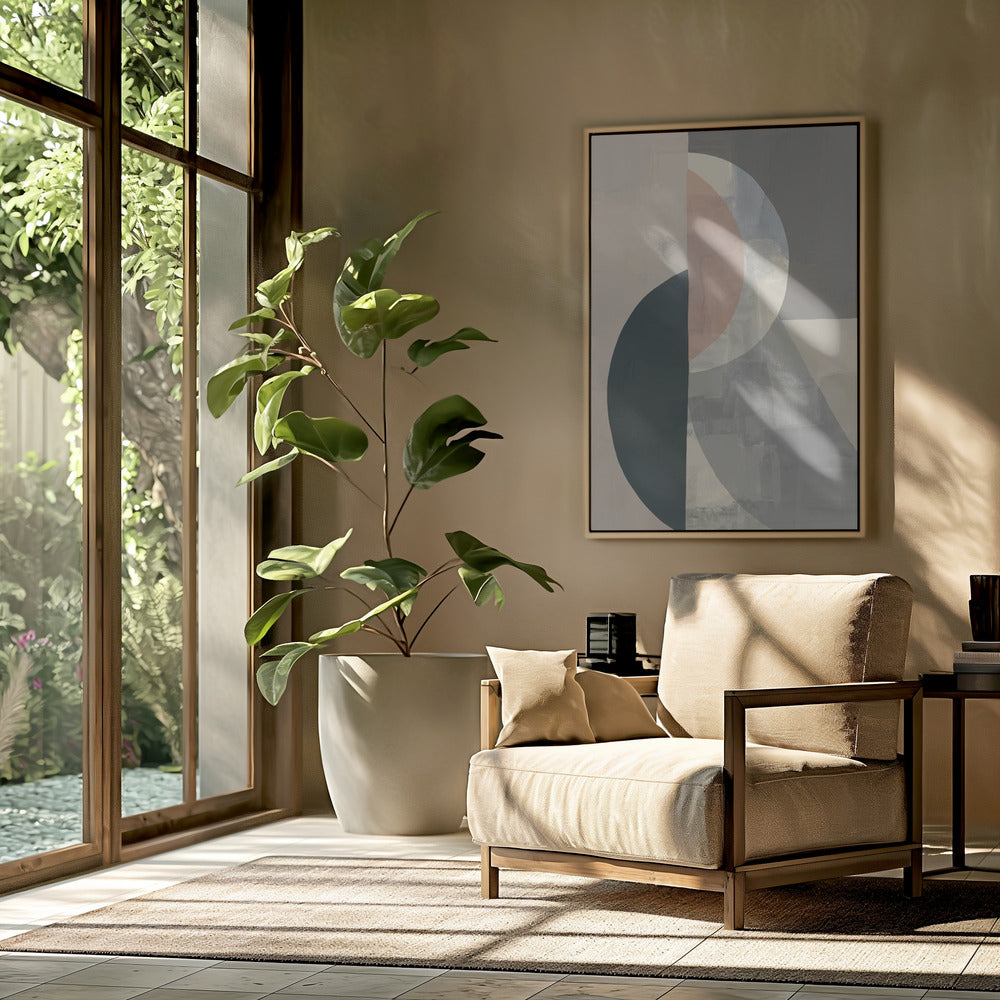 Geometric Forms And Muted Colors | Poster