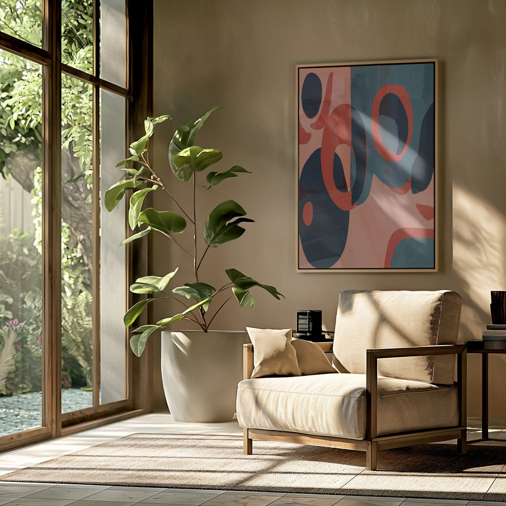 Geometric Shapes And Vibrant Colors | Poster