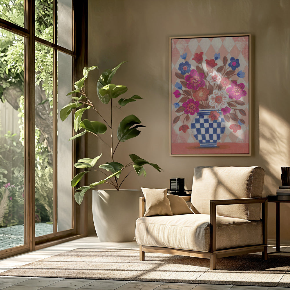 Vase Flowers Brights &amp