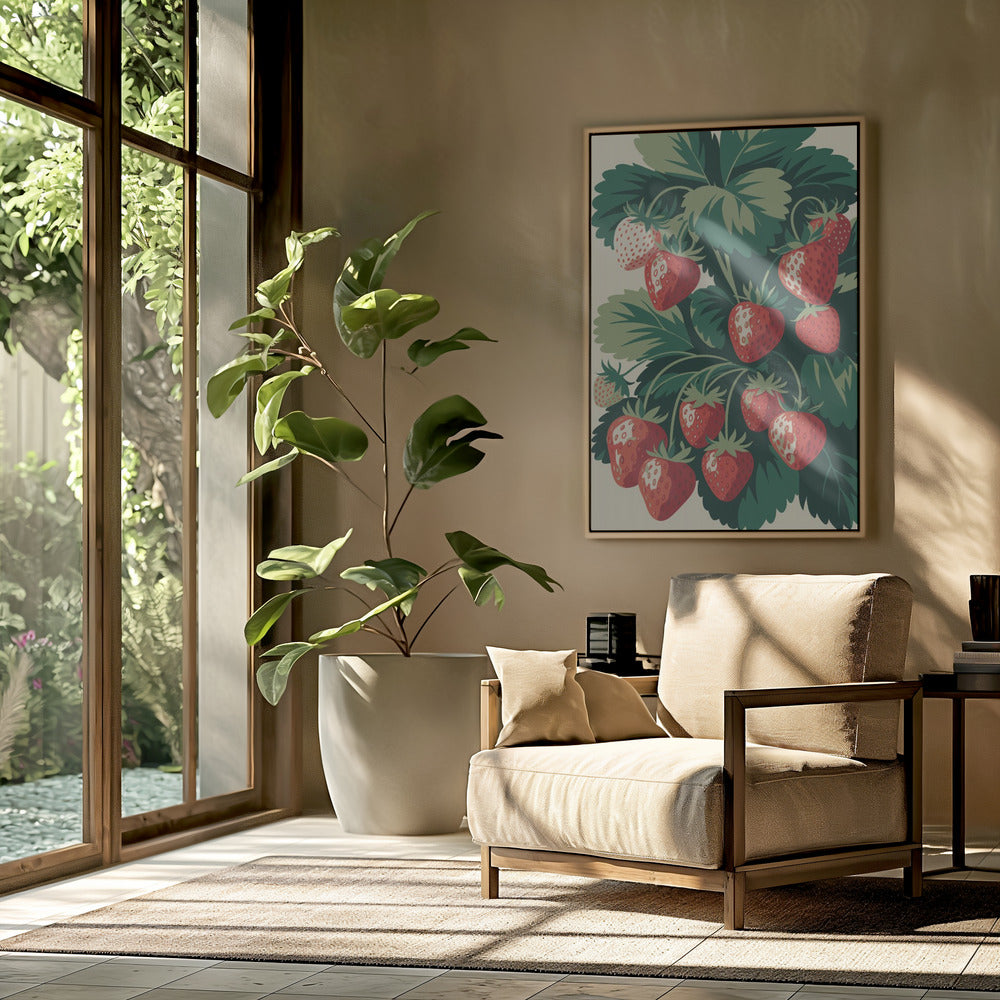 Juicy Strawberry Delight | Poster