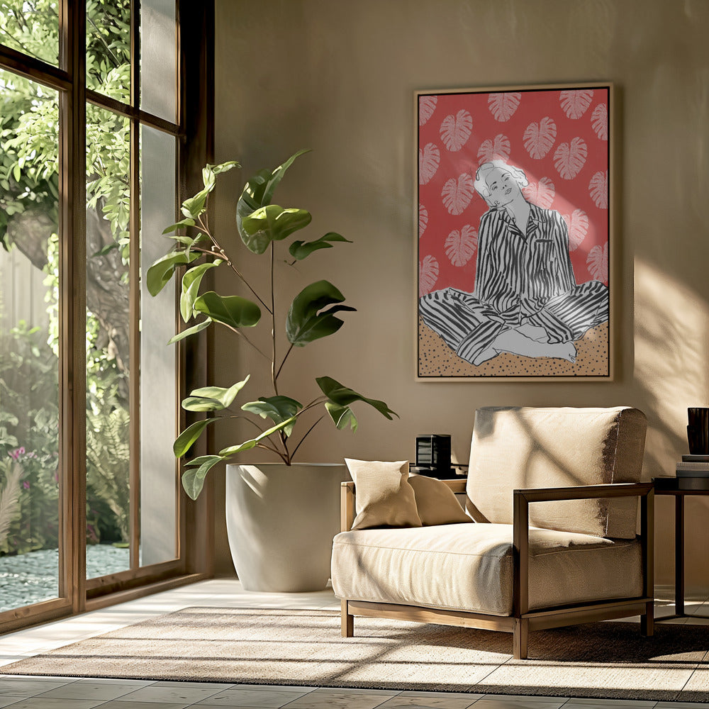 Serenity In Stripes | Poster