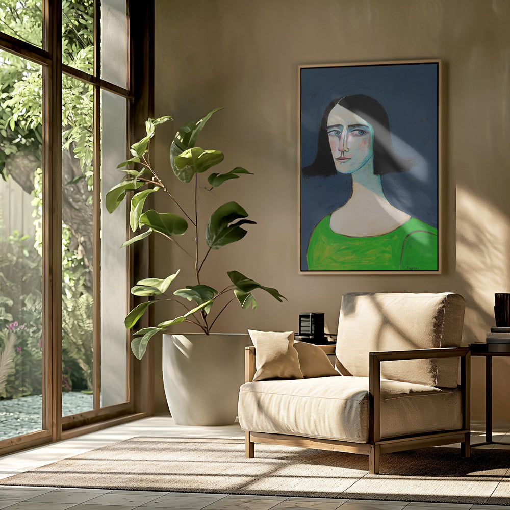 Woman Portrait - Never Look Back | Poster