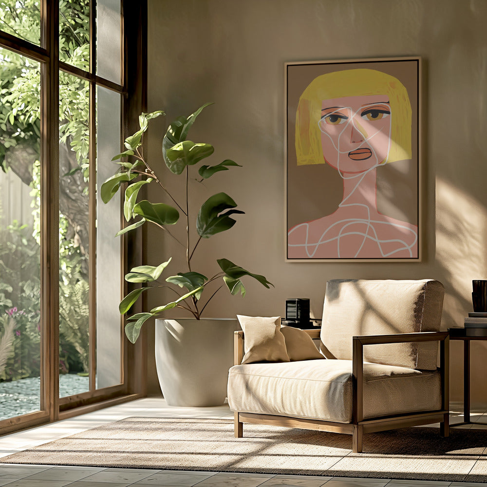 Tied up woman Tangled | Poster