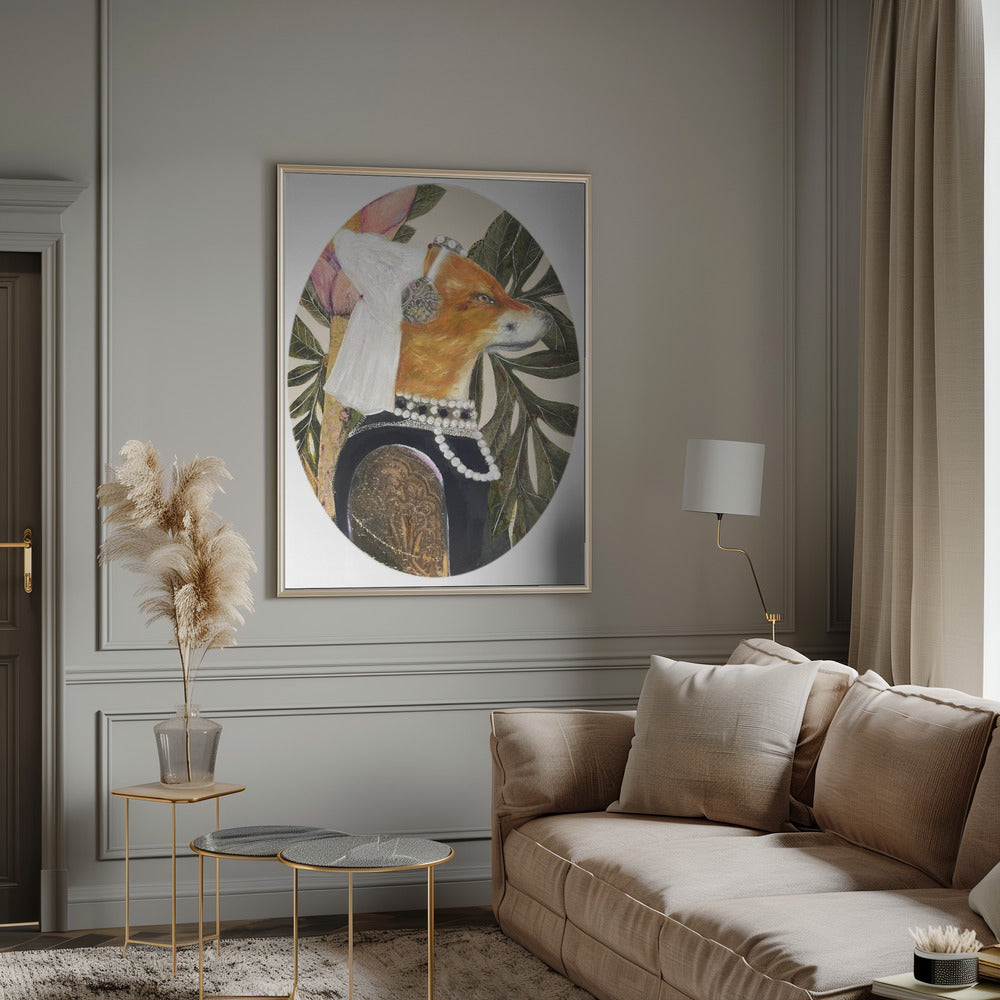 Fox Dressed In Renaissance Attire | Poster