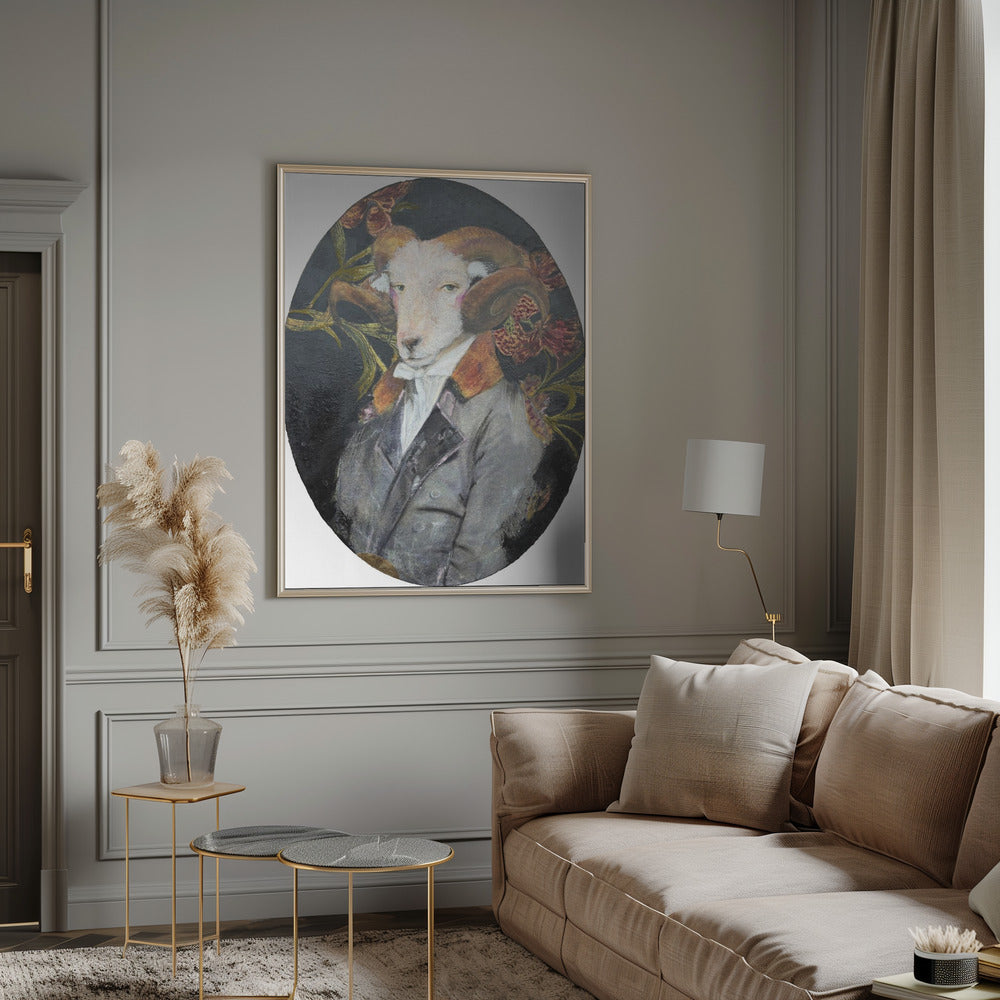 Regal Ram Portrait | Poster