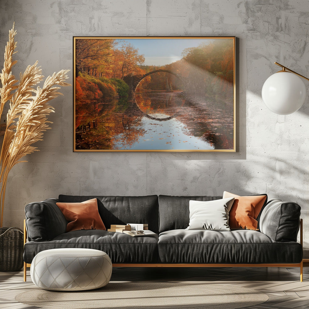 Autumn lake | Canvas