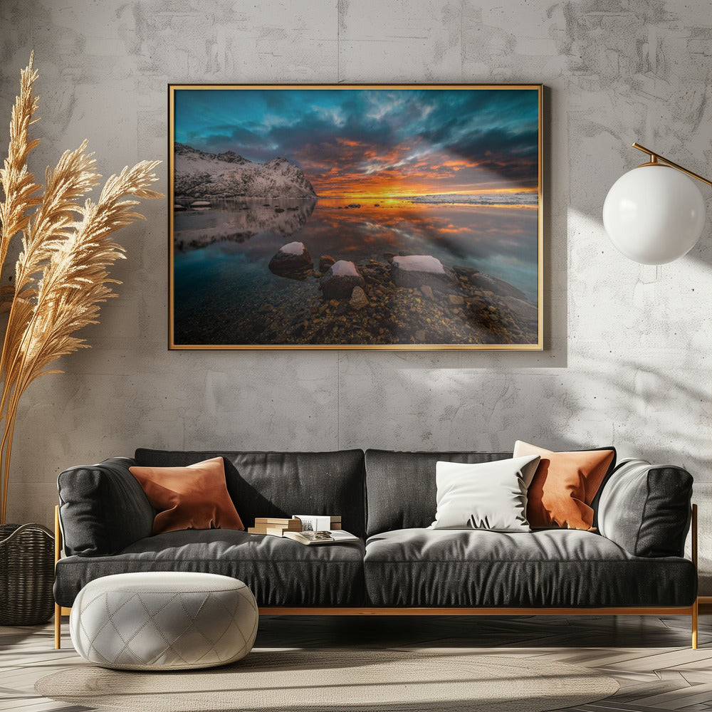 sky on fire | Canvas
