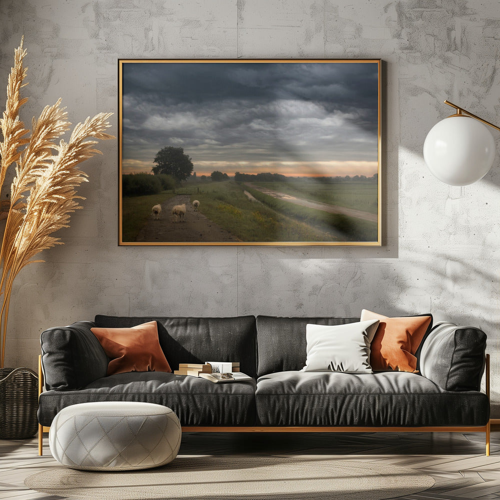 Waving clouds | Poster