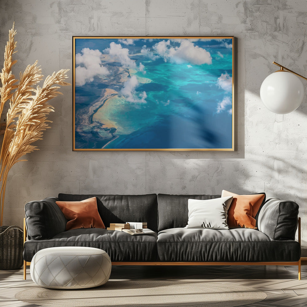Sand Beach meets ocean | Canvas