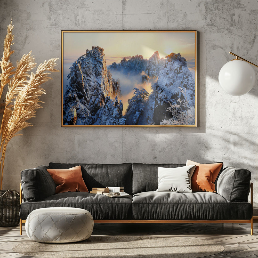 Sunrise at Mt. Huang Shan | Canvas