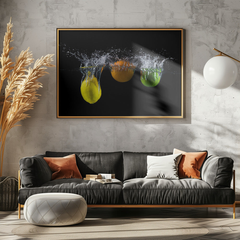 Triple citrus splash | Poster