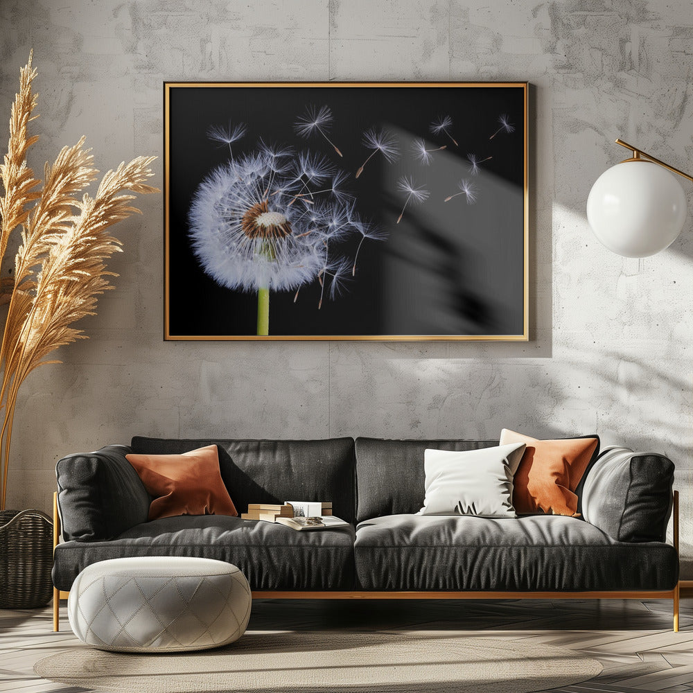 Dandelion Blowing | Canvas
