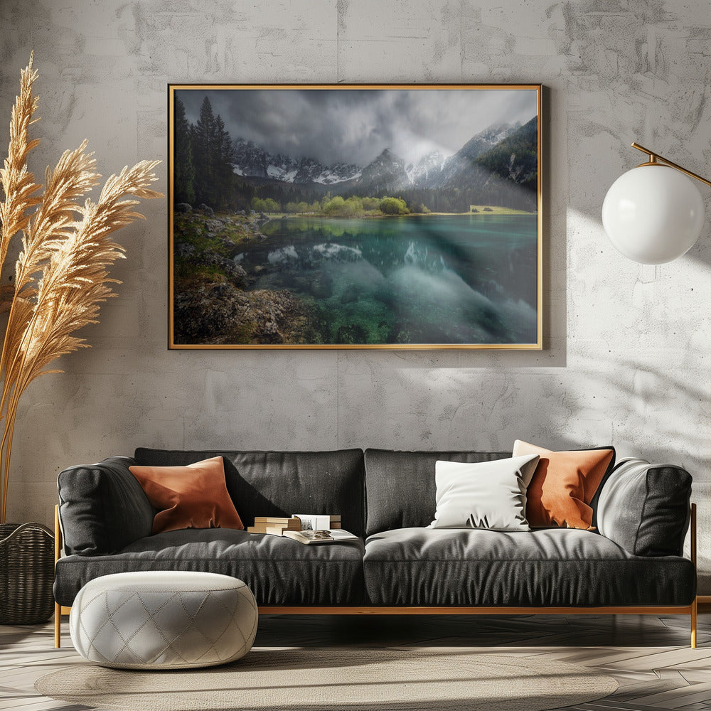 Azul turquesa. | Canvas