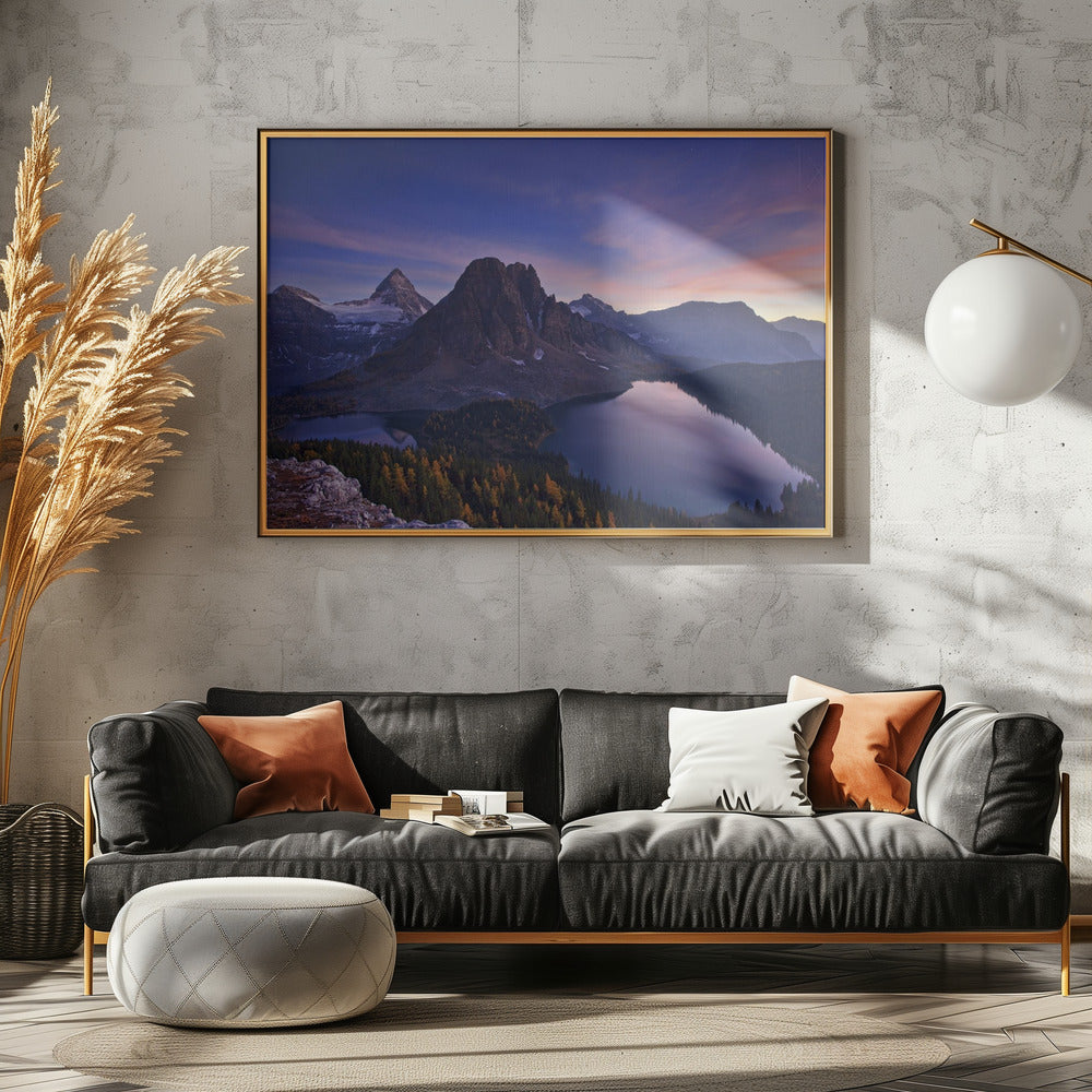 Twilight at Mount Assiniboine | Canvas