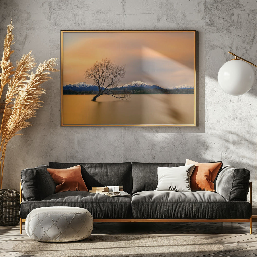 Morning glow of the Lake Wanaka | Poster