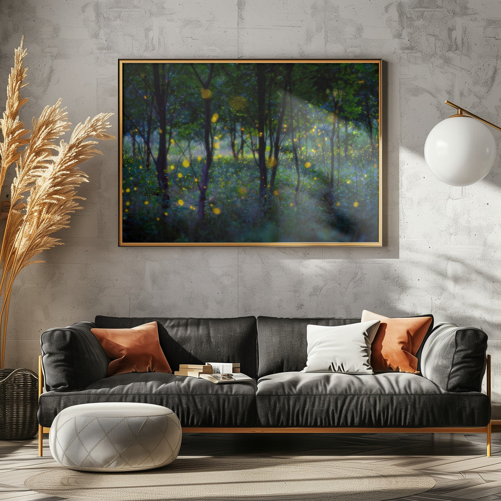 Magic fireflies | Canvas