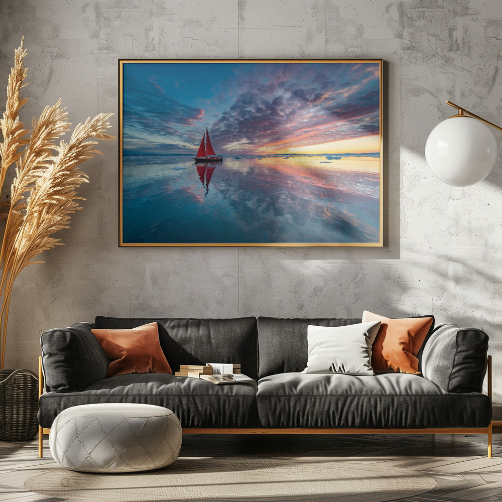 Greenland fire sky | Canvas