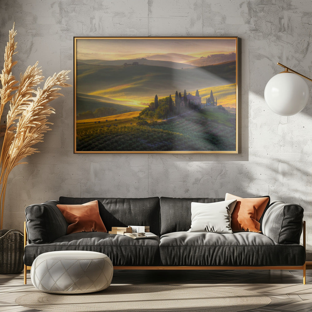 Of green and gold | Canvas