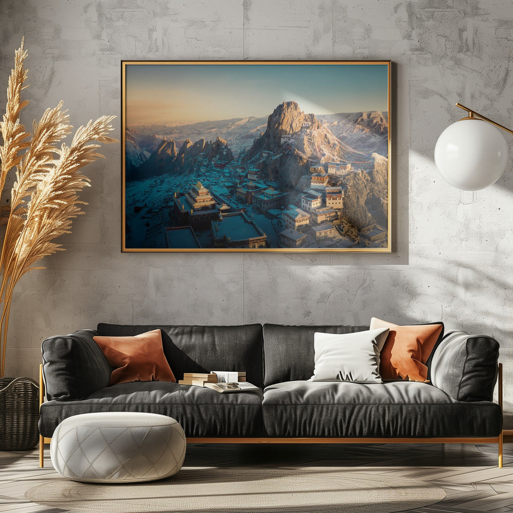 Tibetan temple 《崷崒孜珠》 | Poster