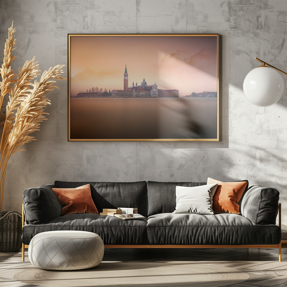 Venice pink sunrise | Canvas