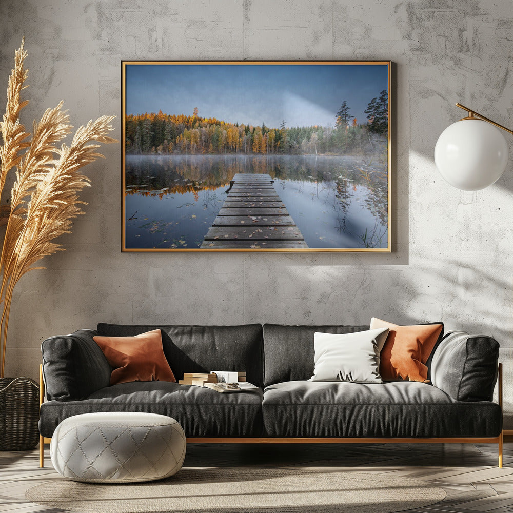 Autumn pier | Canvas