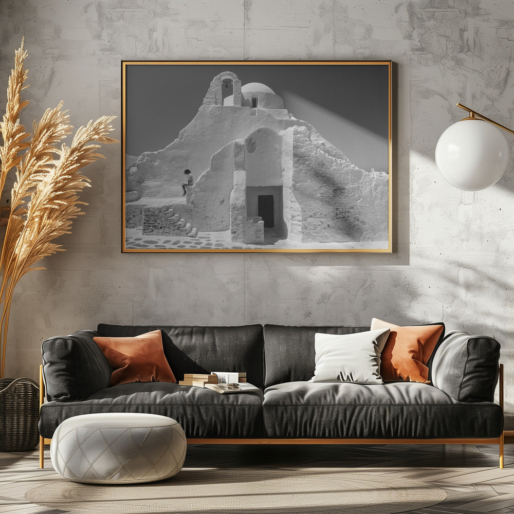 Paraportiani,Mykonos, Greece | Poster