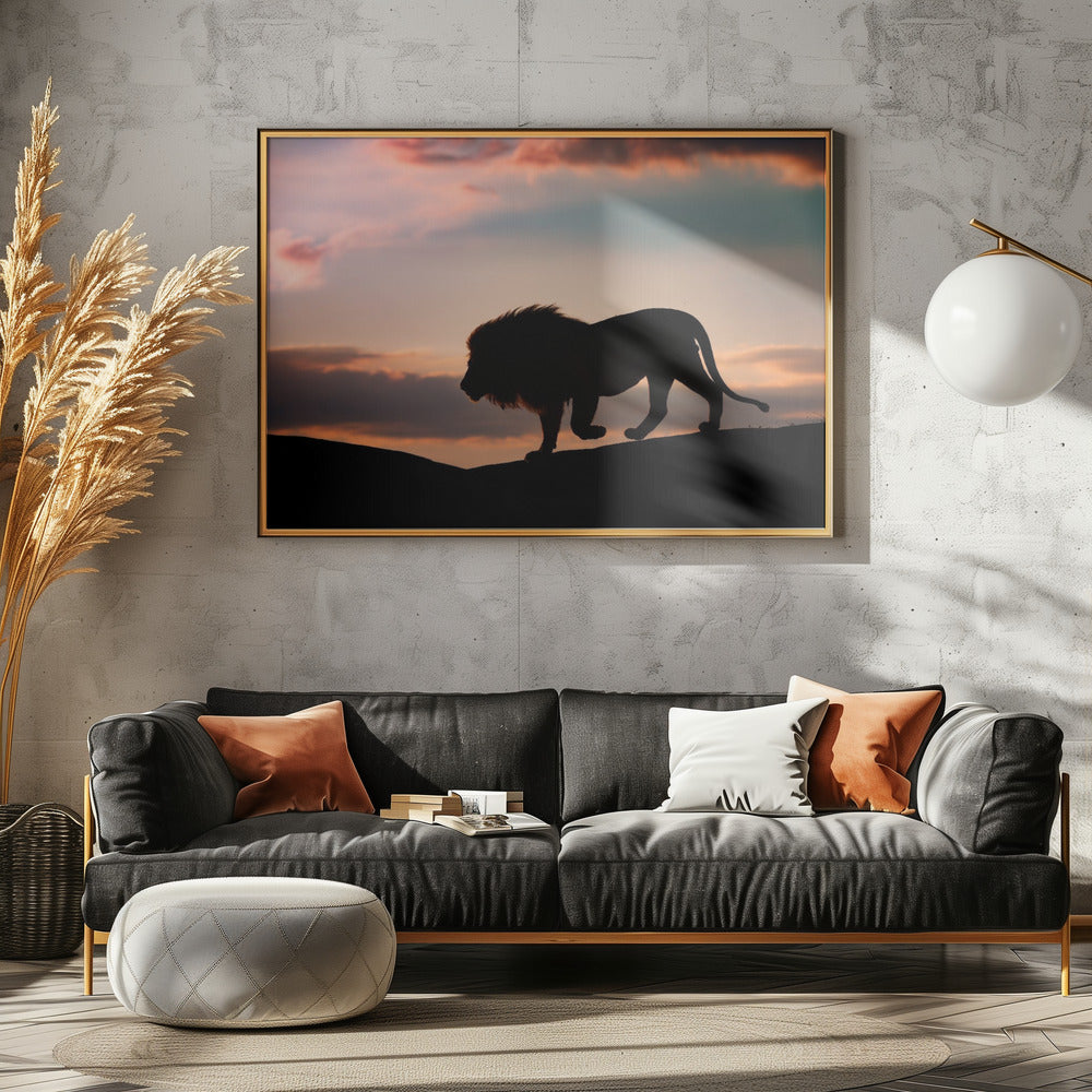 Sunset in the Serengeti | Canvas