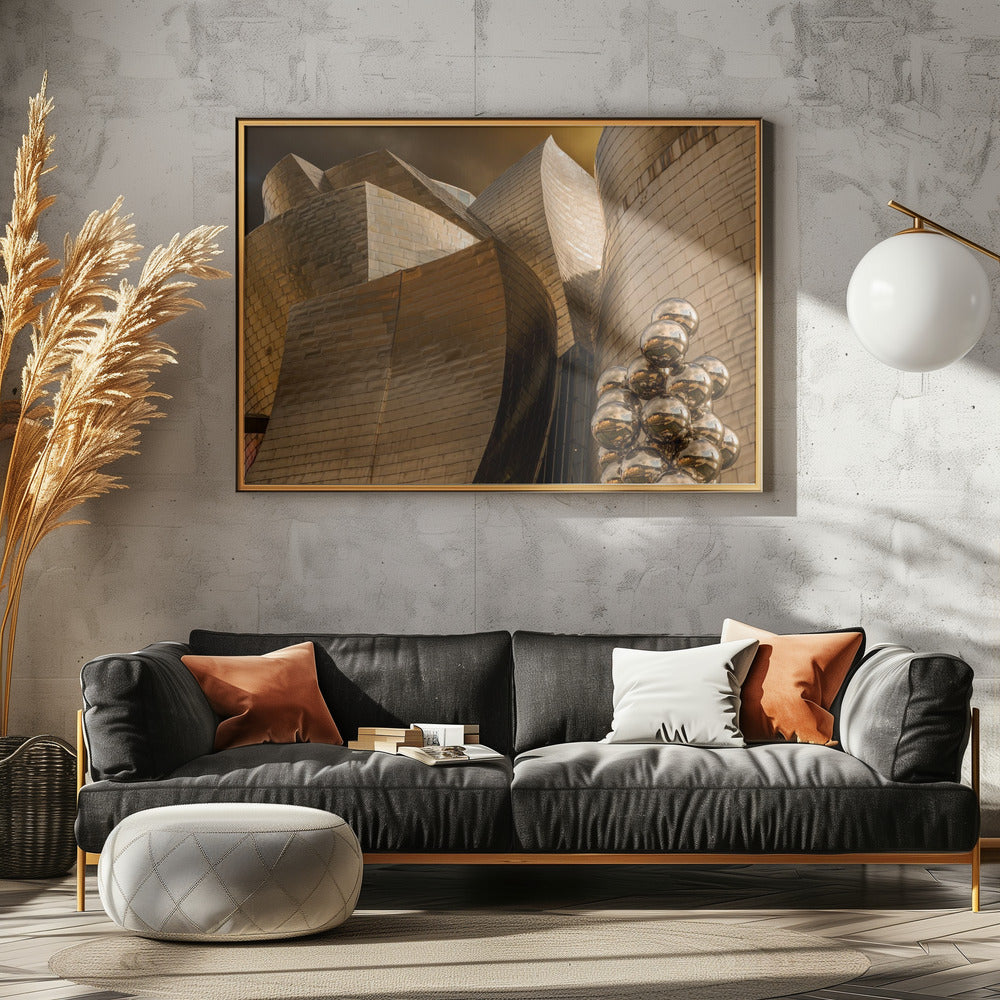 Reflections on spheres (Serie Guggenheim Bilbao) | Canvas