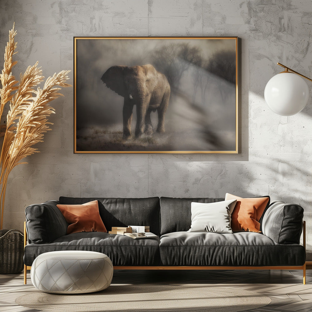 â€œ....elephant drinking water...â€™ | Canvas