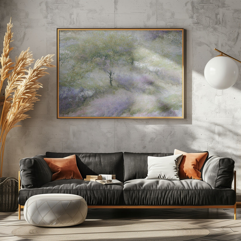 Flowering heather | Canvas