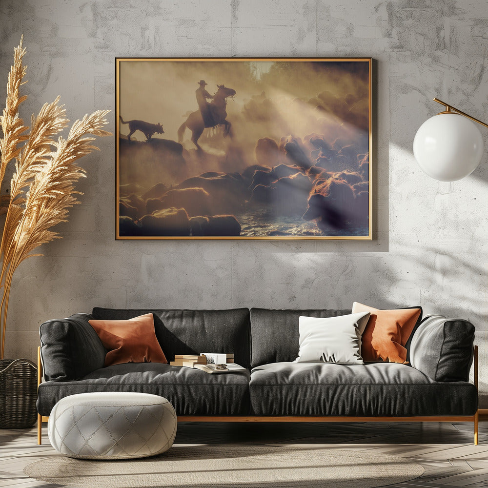 The buffalo shepherd | Canvas