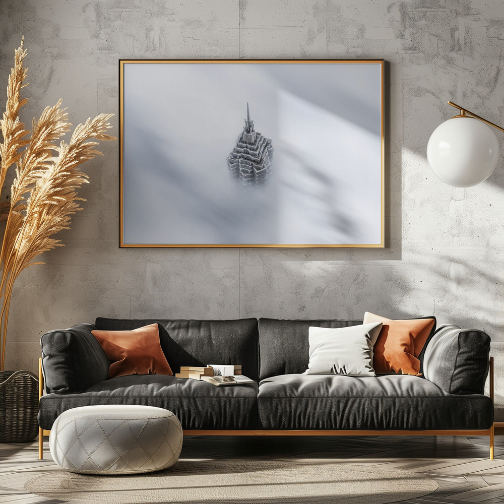 Shanghai Jinmao Tower in Clouds | Canvas
