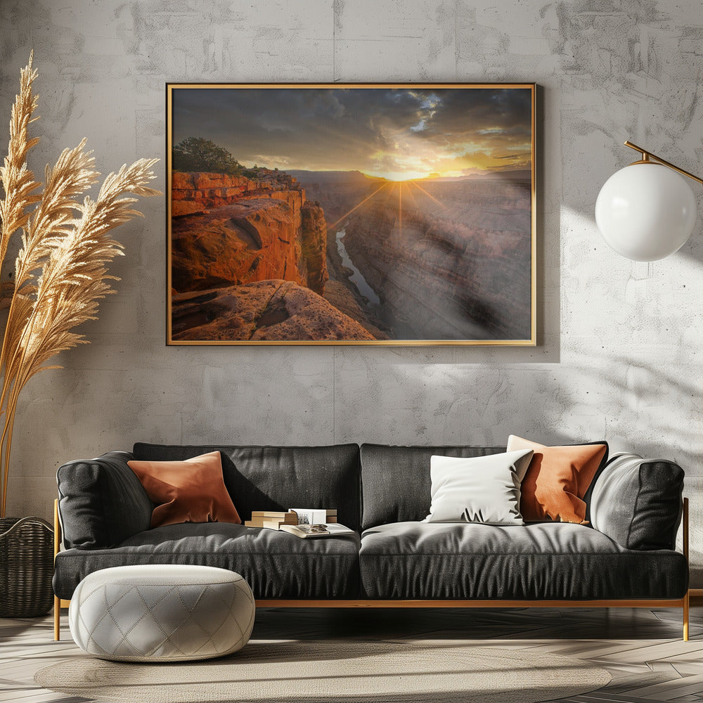 Sunrise Over The Grand Canyon | Poster