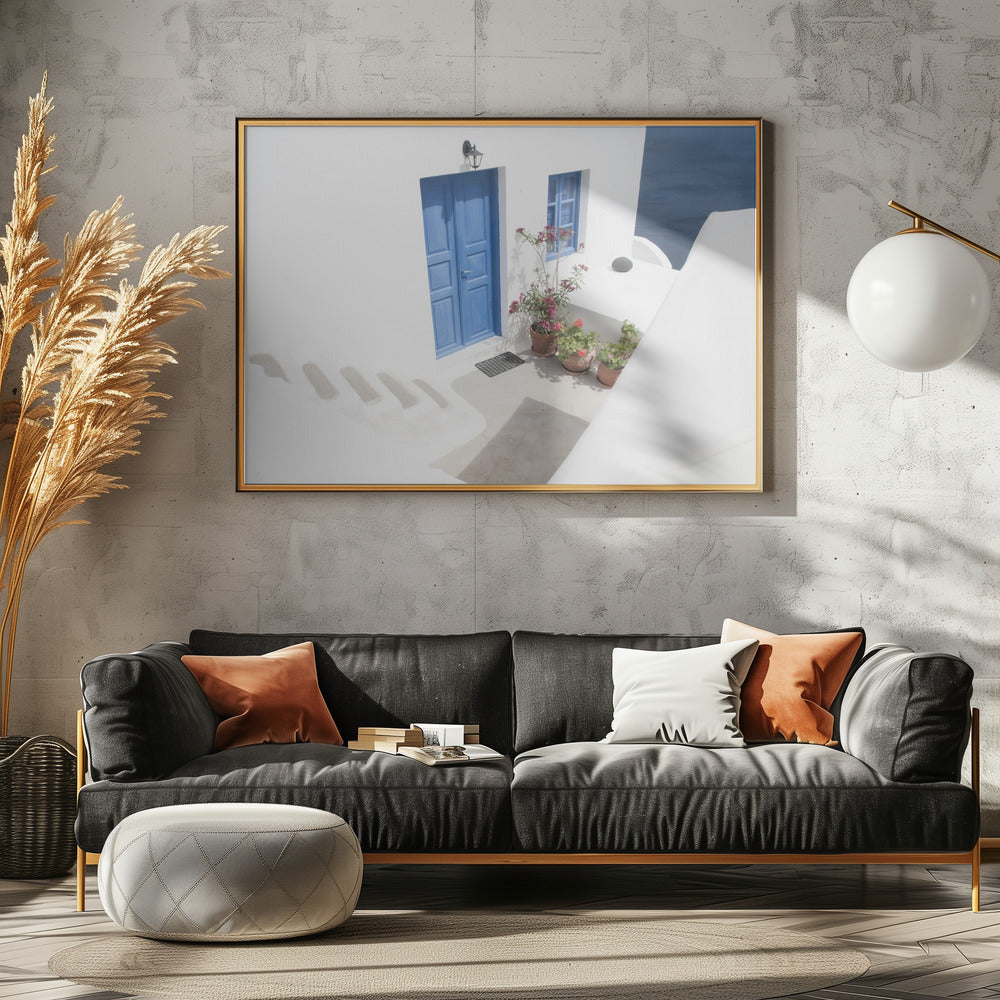 steps down to blue | Canvas