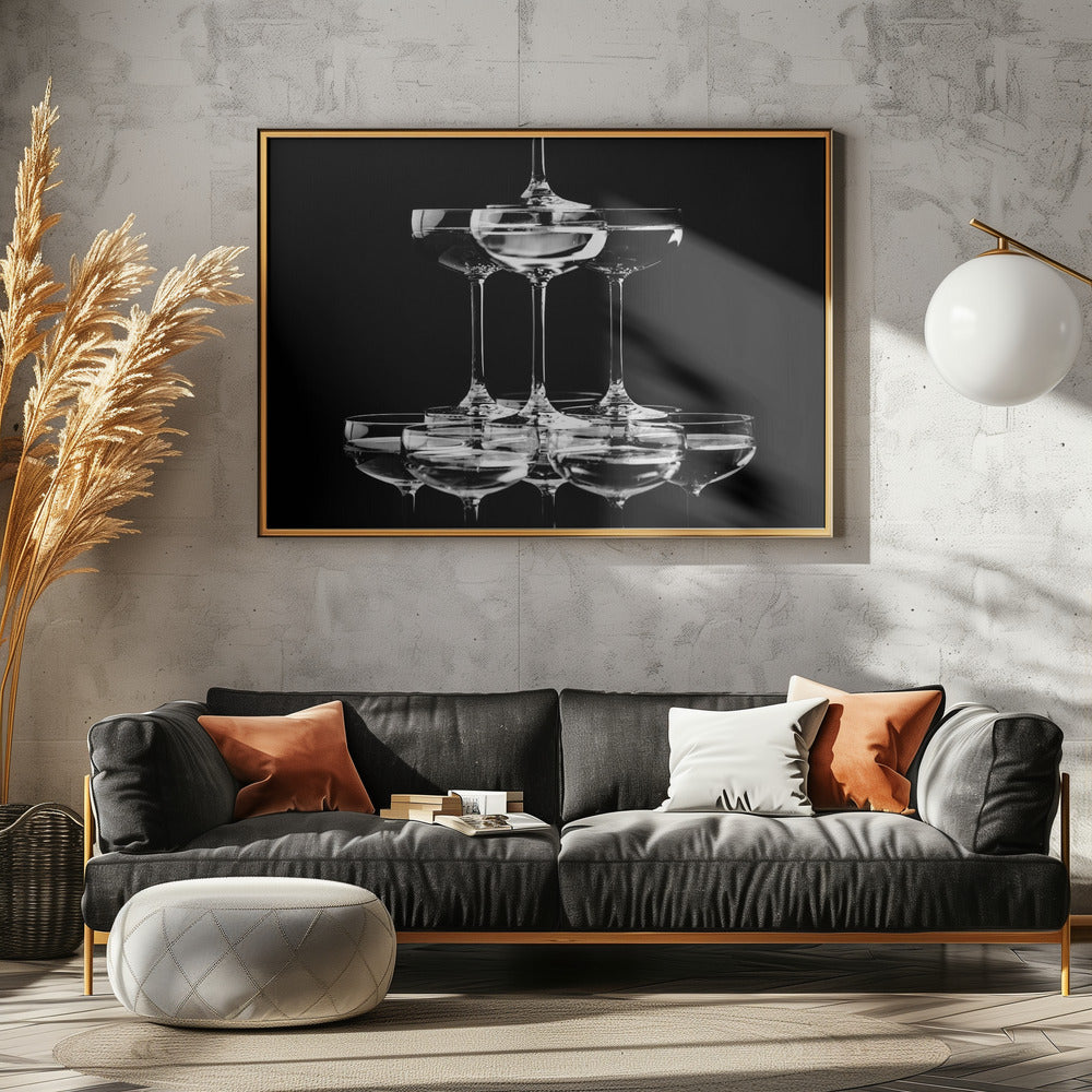 Champagne tower_10 | Canvas