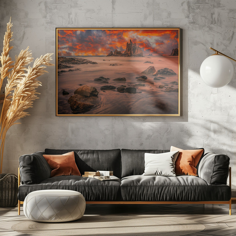 Canary Sunset | Canvas