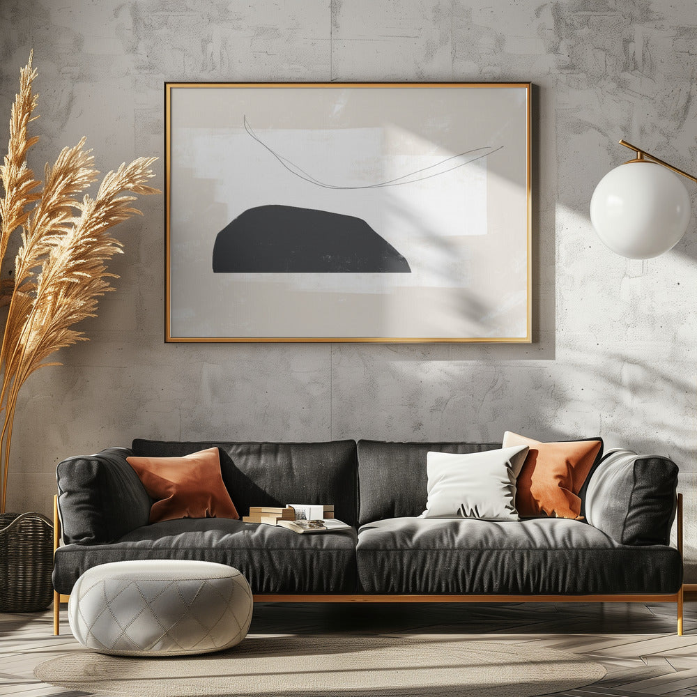 Black Geometric Shapes | Canvas
