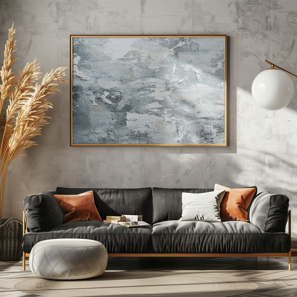 Cool Gray And White Tones | Canvas