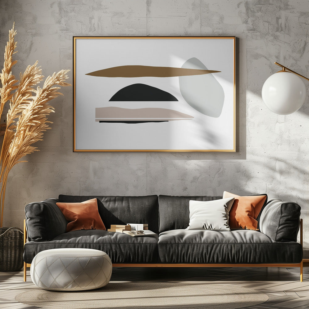 Organic Shapes And Earthy Tones | Poster